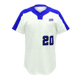 Prix d'usine uniforme de baseball vente en ligne uniforme de baseball dans le meilleur matériau uniforme de baseball de couleur unie - Product Image 2