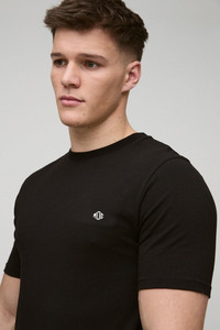 Camiseta de entrenamiento de gimnasio de estilo americano para hombre, Camiseta 100% de algodón con logotipo personalizado en Color sólido, camiseta en blanco para hombre, camisetas holgadas - Product Image 3