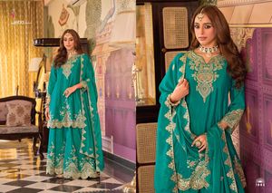 Bollywood Design Chinon avec broderie Salwar Suit Fabricant et fournisseur de Surat - Product Image 2