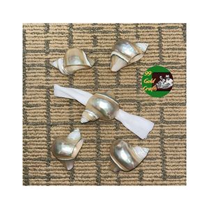 Anneaux de serviette en coquillages de style côtier pour la décoration de table de mariage sur la plage, produit artisanal naturel du Vietnam, vente en gros - Product Image 5