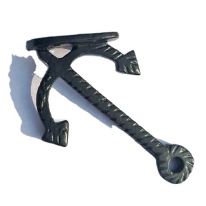 Decorative Heavy Duty Metal Coat Garment Hooks <b>Hanger</b> <b>Clothes</b> Hook Wall Mounted <b>Wooden</b> Door Key Hooks - Product Image 1