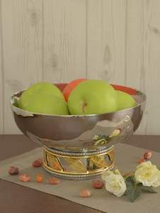 Bol martelé à la main brillant en acier inoxydable de haute qualité pour la décoration de service d'hôtel et de restaurant à la maison - Product Image 4