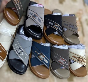 Classic Arabic Sandals for Men Durable PU Leather and Comfortable Rubber Sole Make Arabian Chappals Essential for Saudi Fashion - Product Image 2