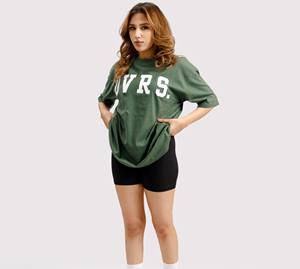 Camiseta de estilo Vintage de verano para mujer, transpirable, nueva, holgada, informal, con estampado en la espalda, ajustada, cuello redondo, camiseta de manga corta, camiseta para mujer - Product Image 3