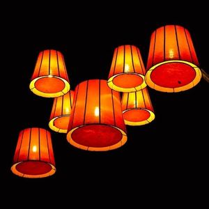 Hoi Silk Lantern Bamboo Support Colorful Vietnamese Wall Hanging Graduation Easter Lunar New Year Offset High Quality Decoration - Product Image 5