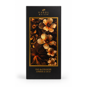 Varol Maison Amber Oud Colonia 200 ml Eau de Cologne para Hombre y Mujer, Aroma Floral-Frutal-Amaderado, Jazmín, Oud, Spray Líquido - Product Image 2