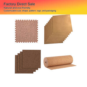 <span class=keywords><strong>Rollo</strong></span> de Suelo de <span class=keywords><strong>Corcho</strong></span> Tipo Rompecabezas, Autoadhesivo, Natural, de 1-12 mm, Ecológico, de Alta Densidad, Personalizable - Product Image 3