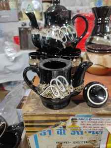 ชุดแก้วกาแฟเซรามิกเคลือบพอร์ซเลนสำหรับใส่ชายามบ่ายสไตล์บริทิชแบบย้อนยุคจานชามเครื่องล้างจานไมโครเวฟปลอดภัยและทนทาน - Product Image 5