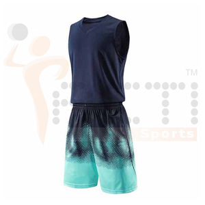 Fabricant Fournisseur Uniforme de basket-ball à sublimation Maillot de basket-ball classique vierge à séchage rapide et ensemble short - Product Image 2