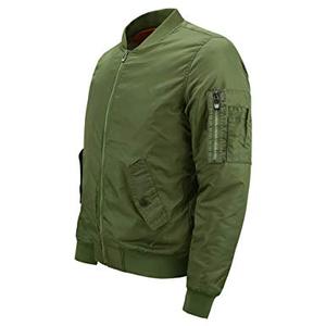 Vêtements en gros, veste en satin décontractée imperméable pour homme, personnalisée, unie, coupe-vent, pas chère, Pakistan, vert doux, OEM, poches, spandex - Product Image 2