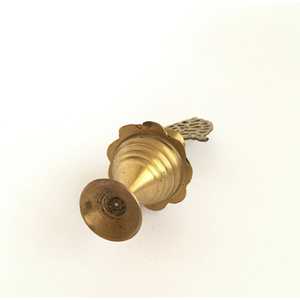 ที่ใส่ Surma Dani ทำจากทองเหลืองที่ทำด้วยมือของขวัญอิสลามที่เป็นเอกลักษณ์ของที่ระลึกอาหรับของขวัญตะวันออกกลางของตกแต่งอายไลเนอร์คาจาลอาหรับ - Product Image 6