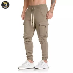 Pantalón Cargo Moderno, Transpirable y Cortavientos, Corte Regular, Informal, Deportivo, Largo, con Botones para Hombre - Product Image 1