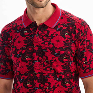 Polo brodé personnalisé pour hommes 100% coton Tissu respirant à manches courtes Fournisseur OEM Mode décontractée Stock en vrac - Product Image 5