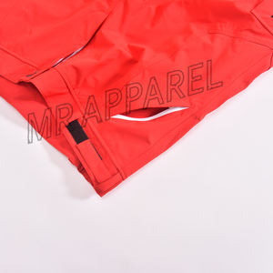 กางเกงสโนว์พิมพ์โลโก้ตามสั่ง พร้อมเข็มขัดปรับได้ ซิปหน้าและกระเป๋าซิปที่เข่า ทรงหลวมแบบยืดหยุ่น - Product Image 4