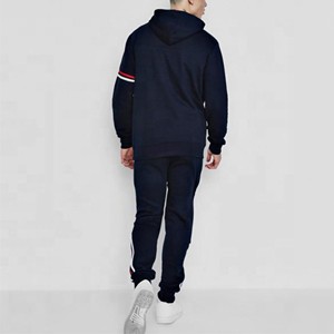 Tracksuit Sets 100% Cotton Baggy Fleece <b>Oversized</b> Hoodie <b>Jogger</b> Set Tracksuit Men Polyester Sweatsuits Customized Logo Men - Product Image 3