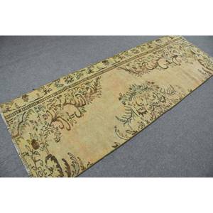 Tapis turc vintage blanc et beige de grande surface classique de 29 'X 81' tissage plat pour décorations de salon largeur de 4m - Product Image 2