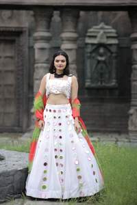 Navratri Special Lehenga Choli Mirror Work Collections Pour Femmes Indian Traditionsl Lehenga Choli - Product Image 4