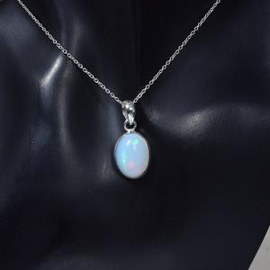 925 argent Sterling opale de feu pierre précieuse pendentif fait main cadeau de mariage parfait pour l'amour avec 925 timbre pendentif bijoux - Product Image 2