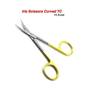 Ciseaux médicaux dentaires en acier inoxydable, manuel, alimentation électrique disponible à la vente, 11 cm, courbés - Product Image 6