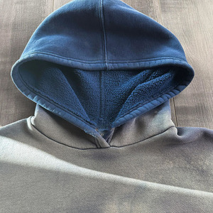 Sweat-shirts pour hommes de qualité supérieure, lavés à l'acide, brodés, mode automne-hiver unique, doublure en polaire intérieure, tissu en coton biologique doux - Product Image 5