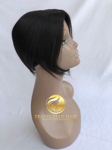 Nueva llegada 100% RAW camboyano indio templo virgen 12A Grado Superior Remy 8x12 mujeres parche máquina de extensión de cabello trama Doble - Product Image 3