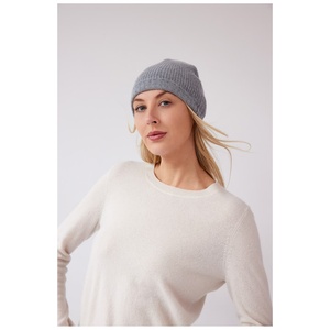 Berretto Nordstrom in misto cashmere riciclato caldo, grigio melange, in tessuto lavorato a maglia - Product Image 1
