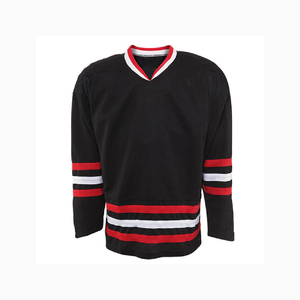 Maillot de hockey sur glace personnalisé en gros à faible MOQ pour hommes et femmes, vêtements de hockey pour adultes, 100 % polyester, impression numérique, tissu 180 g, OEM - Product Image 3