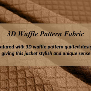 Chaqueta bomber de invierno High Street para hombre personalizada con logotipo frontal de patrón Precio al por mayor - Product Image 6