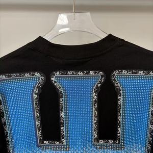 Fornitore di Guangzhou Life Hustlers, <span class=keywords><strong>abbigliamento</strong></span> <span class=keywords><strong>uomo</strong></span> di alta gamma con stampa di strass. - Product Image 4