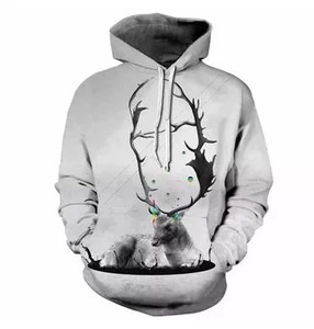 เสื้อฮู้ดโลโก้ยูนิเซ็กส์โอเวอร์ไซส์กำหนดเองได้เสื้อฮู้ดลำลองอบอุ่นหนาขนาดใหญ่ - Product Image 2