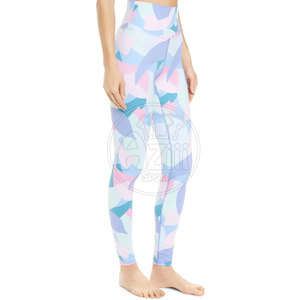 Concevez votre propre legging de fitness avec un legging de fitness en polyester spandex à bas prix pour femmes - Product Image 3