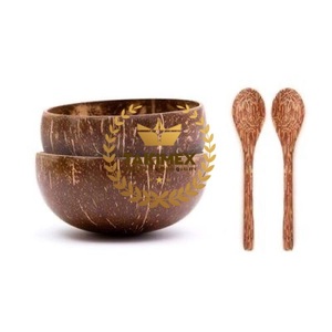 Nouvelle mode, bonne qualité, logo personnalisé, coffret cadeau artisanal, bol en coquillage naturel, bols en noix de coco avec cuillères - Product Image 5