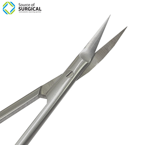 Ciseaux coudés de confiscation de haute qualité Style russe Ciseaux à ongles à cuticules de haute qualité Lame incurvée en acier inoxydable - Product Image 6