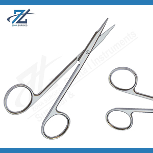 Tijeras de tenotomía Stevens Supercut Curved/Blunt 125mm de largo Instrumentos quirúrgicos de acero inoxidable fabricados en Pakistán - Product Image 2