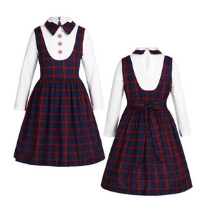 Personnalisé doux et très durable qualité sans manches filles tunique uniforme scolaire robe pour enfants à prix réduit - Product Image 1