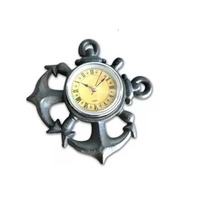 Kunden spezifische moderne Nadel dekorative Schreibtisch uhr Schöne Gold Metall Tisch uhr für Home Office Wohnzimmer Mechanische Kalender