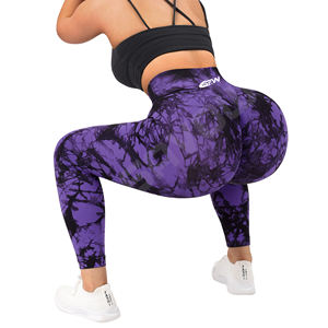 Mallas de Yoga sin costuras para mujer, cintura alta, transpirables, tela de secado rápido para un flujo de aire máximo durante entrenamientos intensos - Product Image 4