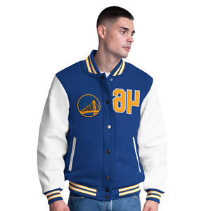 Vestes universitaires grande taille pour hommes Vestes universitaires coupe-vent à manches longues avec boutons sur le côté et deux poches pour hommes adultes - Product Image 3