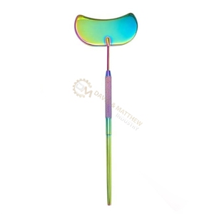 Moon Lash Extensiones de pestañas de una cara de acero inoxidable personalizables de alta calidad con etiqueta privada Uso cosmético Espejo de maquillaje - Product Image 1