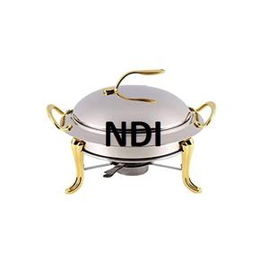 ชามบุฟเฟต์ชุบทองตกแต่งด้วยมือทำจากสแตนเลสออกแบบได้ตามต้องการเป็นมิตรกับสิ่งแวดล้อมสไตล์ที่เป็นเอกลักษณ์ - Product Image 4