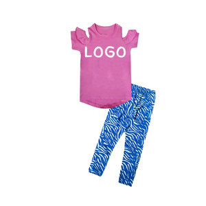 Conjunto de 2 Uds de alta calidad, Conjunto de camiseta y pantalón para bebé, conjunto de ropa informal para niños y chándal para niños - Product Image 5