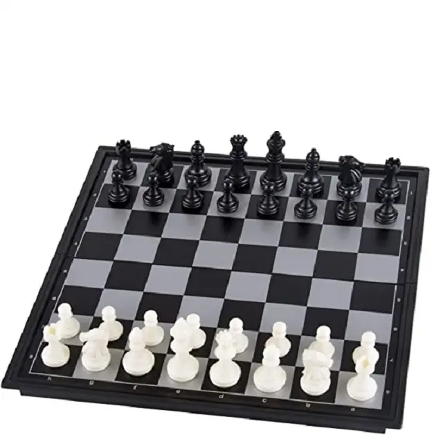 성인 및 어린이를위한 체스 조각 선물 장식 선물 장식 우드 블랙 체스 보드 세트 보드 게임 업그레이드 에디션