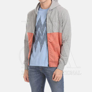 2025 Servicio OEM Venta al por mayor Sudaderas con cremallera para hombre de mejor diseño Sudaderas con capucha con cremallera para hombre de color personalizado ligero - Product Image 5