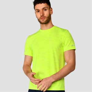 High-Quality Men's Nylon Polyester T-Shirt - Lightweight, Breathable, and Quick-Dry Shirt for Sports, Fitness, and Casual Wear - Product Image 1