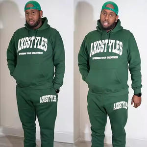 Ropa de calle personalizada chándales de alta calidad fabricantes de logotipo personalizado sudaderas algodón pesado de gran tamaño hombres Puff estampado - Product Image 5