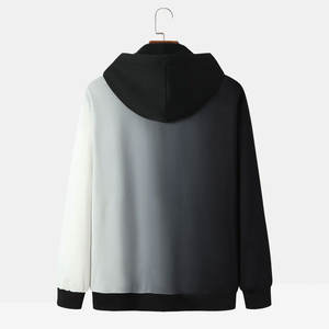 Sweat à capuche respirant 100% coton pour homme, impression par sublimation, logo personnalisé, vêtements de sport, mode streetwear - Product Image 2