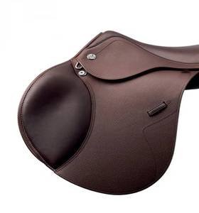 ชุดเดรสหนังสีน้ำตาลคุณภาพสูงสำหรับนักแข่งม้าทำมือแบบอังกฤษเบาะรองนั่งทนทาน - Product Image 2