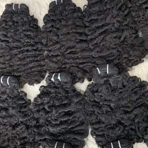 Trama de pelo virgen cruda birmana de gran venta, Color negro Natural, ondas vietnamitas sin procesar para mujeres negras, encaje transparente - Product Image 1