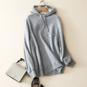 Sweats à capuche et sweats pour femmes pull d'hiver 100 sweat à capuche en cachemire pull à capuche ample pour femmes - Product Image 2