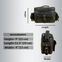 Tas kamera DSLR, tas kamera DSLR kulit asli, penutup risleting pegangan atas tahan lama, tas kurir selempang tahan lama ringan, tas kamera DSLR warna kustom